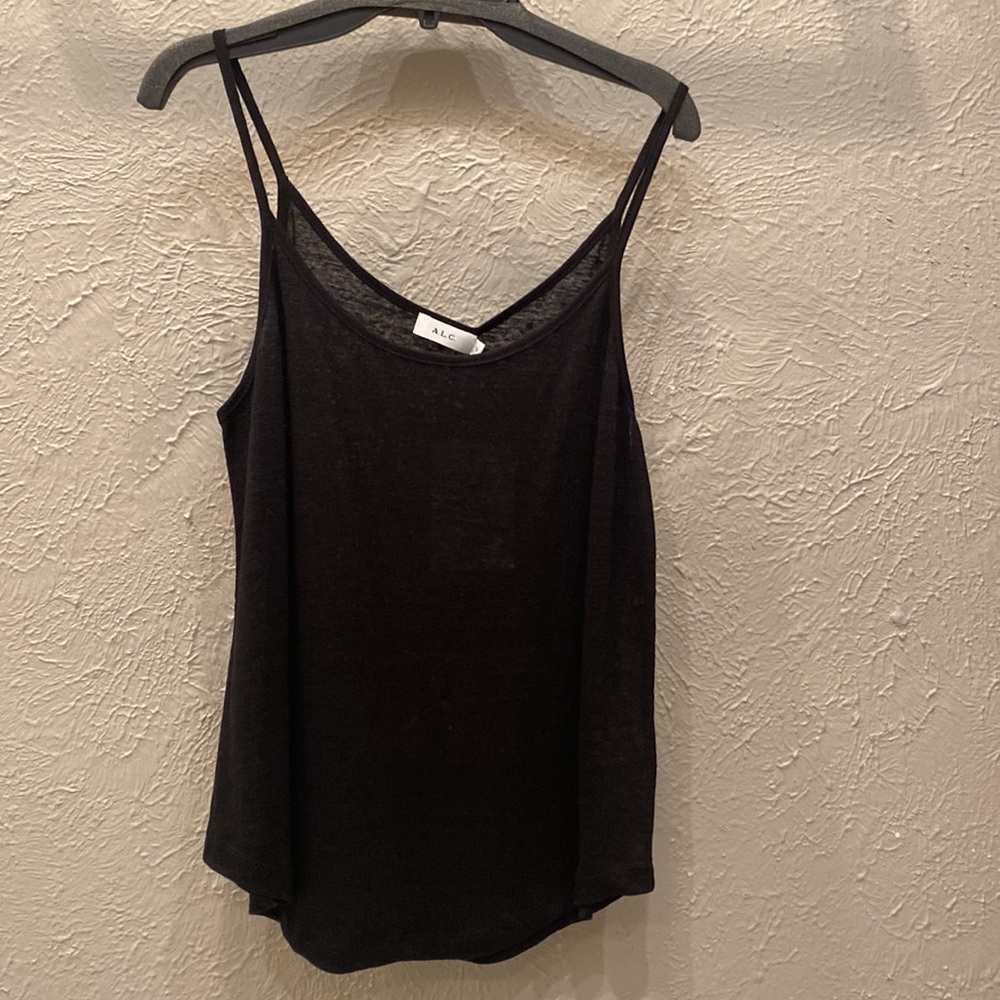 NWT ALC black slub tank top